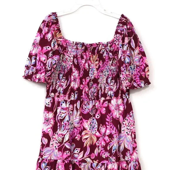 knee length dresses for ladies Girls Mini Jilly Sleeved Midi Dress in Pink